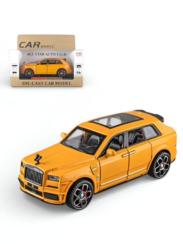 Rolls-Royce Cullinan Diecast Car Model Scale 1:35 – Luxury SUV Collectible Replica LMI15616 - Free Car Inside.