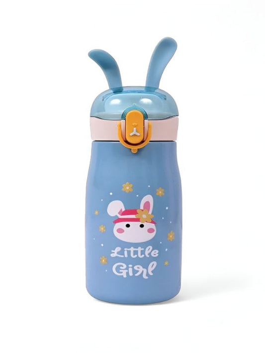 Rabbiyt Bunny Ears Water Bottle for Kids 300ml – Cute & Safe Sipper for School & Travel NOV3557.