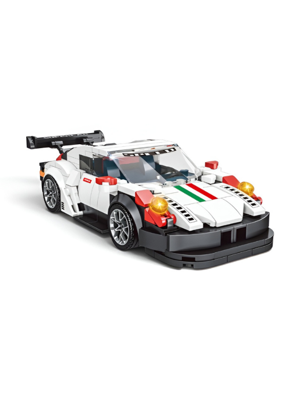 Racing Supercar Building Blocks Car Set – DIY Sports Car Brick Building Kit MD351