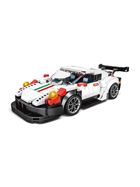 Racing Supercar Building Blocks Car Set – DIY Sports Car Brick Building Kit MD351