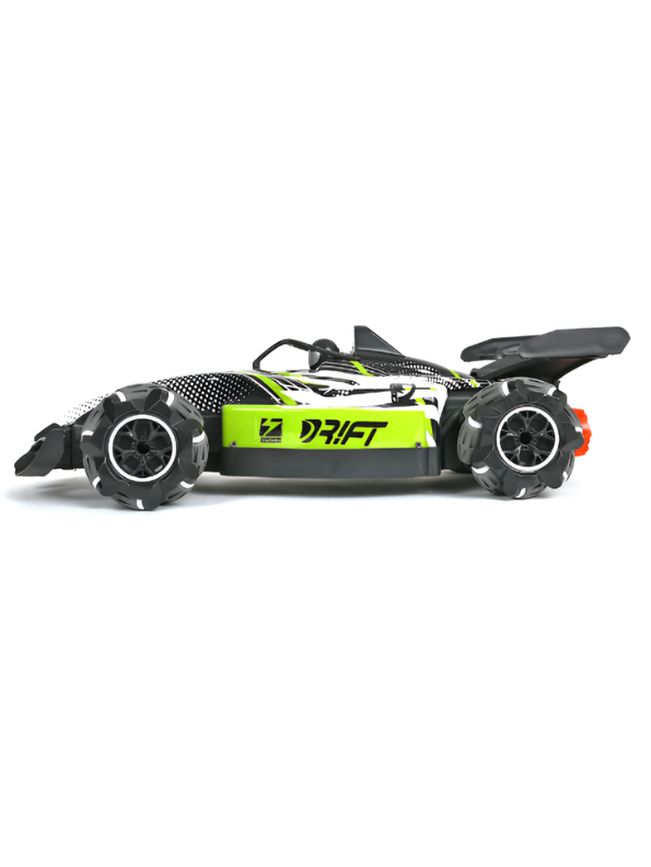 Ralleyz Formula Drift RC Stunt Car – 2.4GHz High-Speed Remote Control Racer with Mecanum Wheels LMI14636.