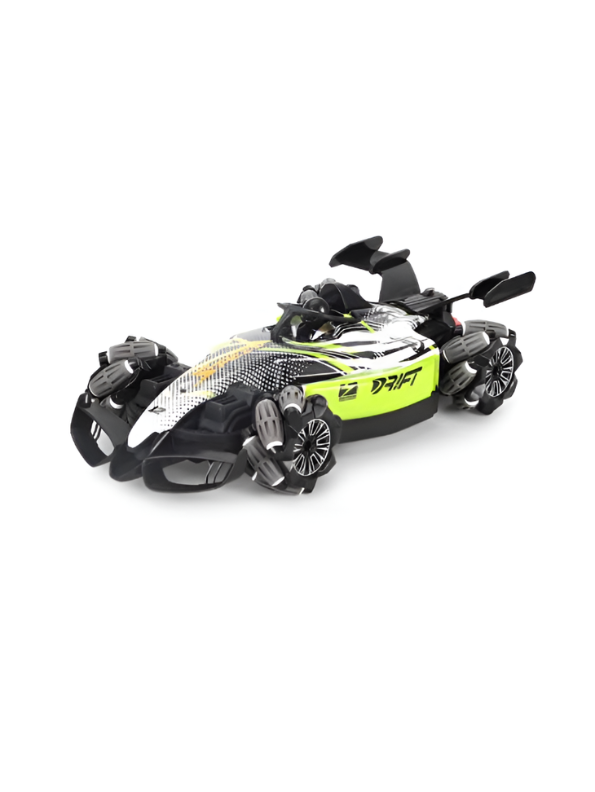 Ralleyz Formula Drift RC Stunt Car – 2.4GHz High-Speed Remote Control Racer with Mecanum Wheels LMI14636.