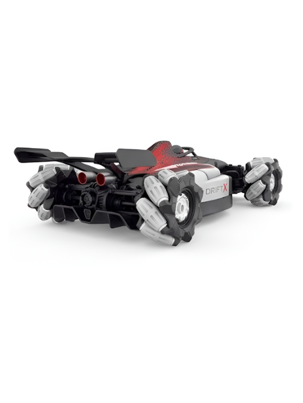 Ralleyz Formula Drift RC Stunt Car – 2.4GHz High-Speed Remote Control Racer with Mecanum Wheels Grey LMI14636.