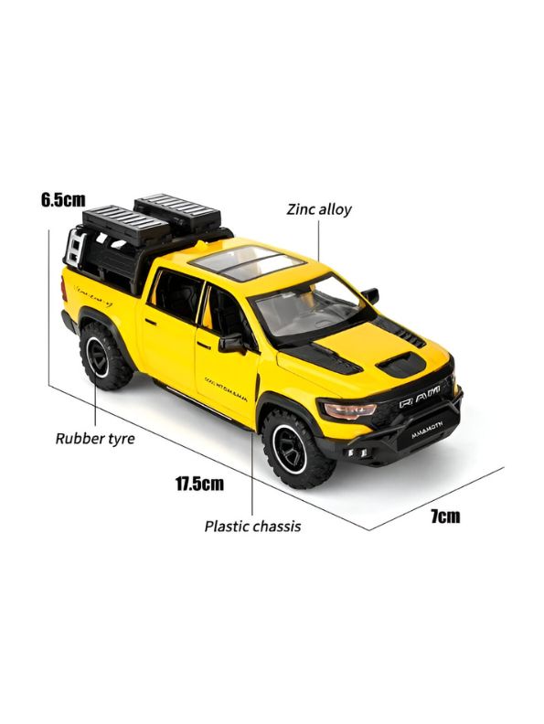 Ram Mammoth Diecast Car for Kids – Heavy-Duty Off-Road Metal Toy Vehicle Scale 1:32 TZ-OS1561.