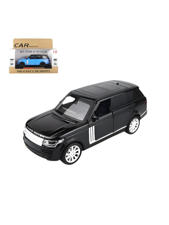 Range Rover Diecast Car Model Scale 1:35 – Luxury SUV Collectible Replica Black LMI15647.