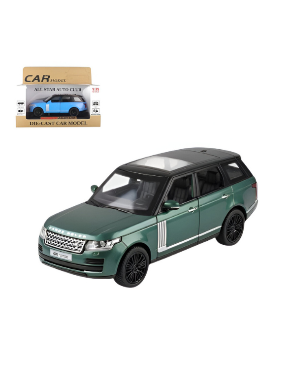 Range Rover Diecast Car Model Scale 1:35 – Luxury SUV Collectible Replica Green LMI15647.
