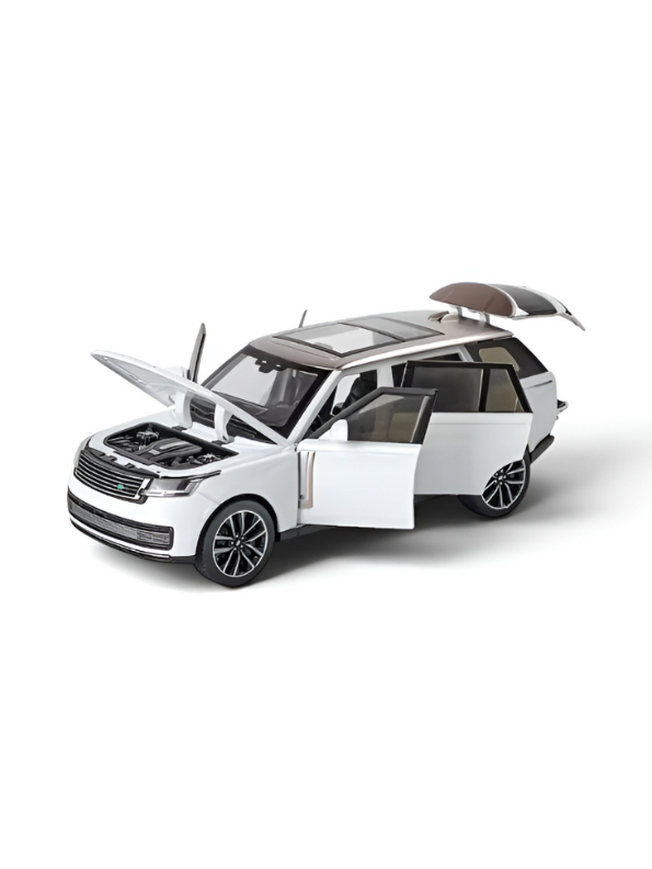 Range Rover Diecast Toy Car - 1:24 Scale Metal SUV with Sound & Light Effects LMI16846