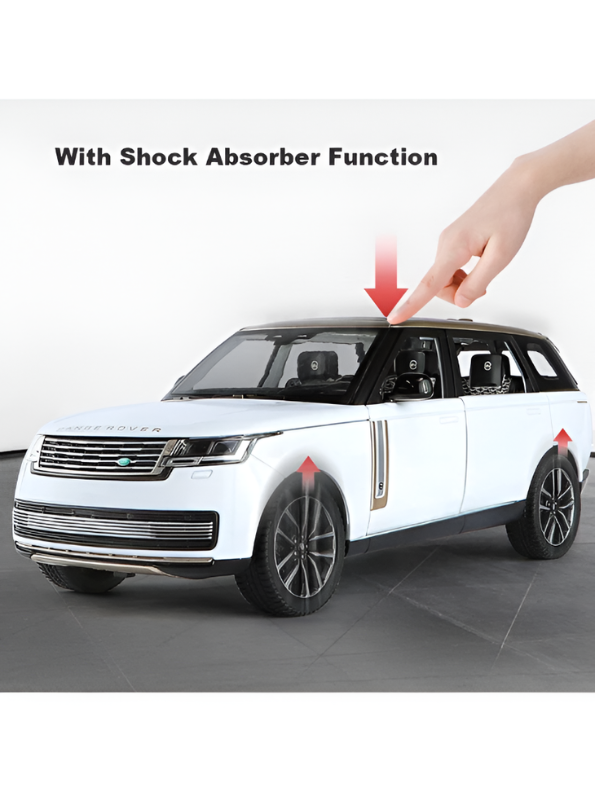 Range Rover Diecast Toy Car - 1:24 Scale Metal SUV with Sound & Light Effects LMI16846