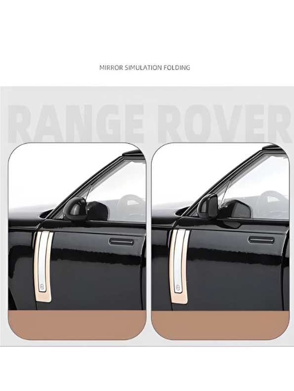 Range Rover Diecast Toy Car - Black 1:24 Scale Metal SUV with Sound & Light Effects LMI16846