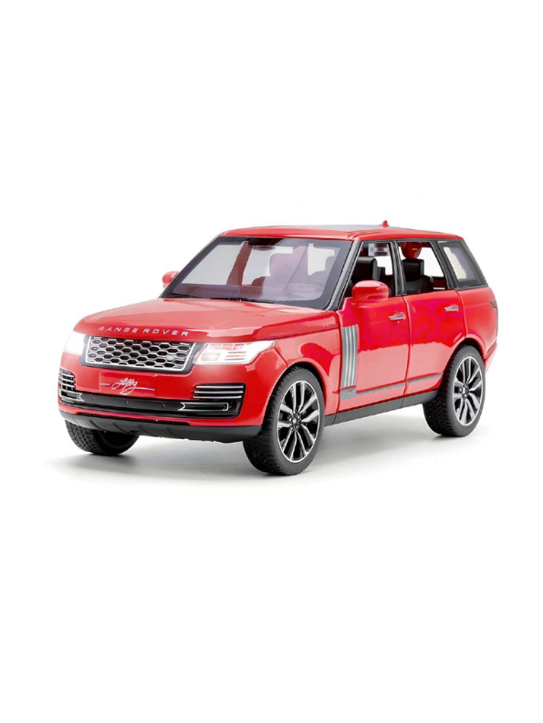 Range Rover Metal Diecast Model Car Red Luxury SUV Collectible Toy ...