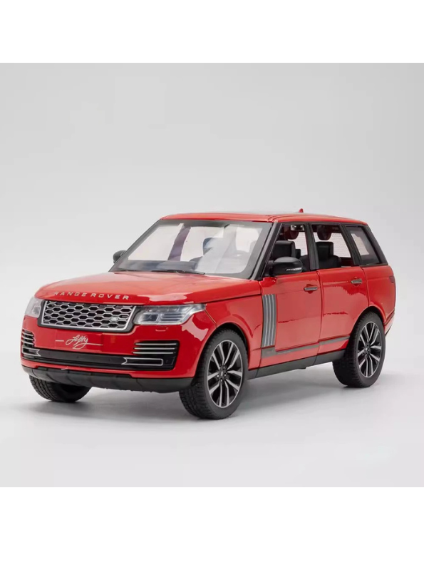 Range Rover Metal Diecast Model Car Red Luxury SUV Collectible Toy Scale 1:32.