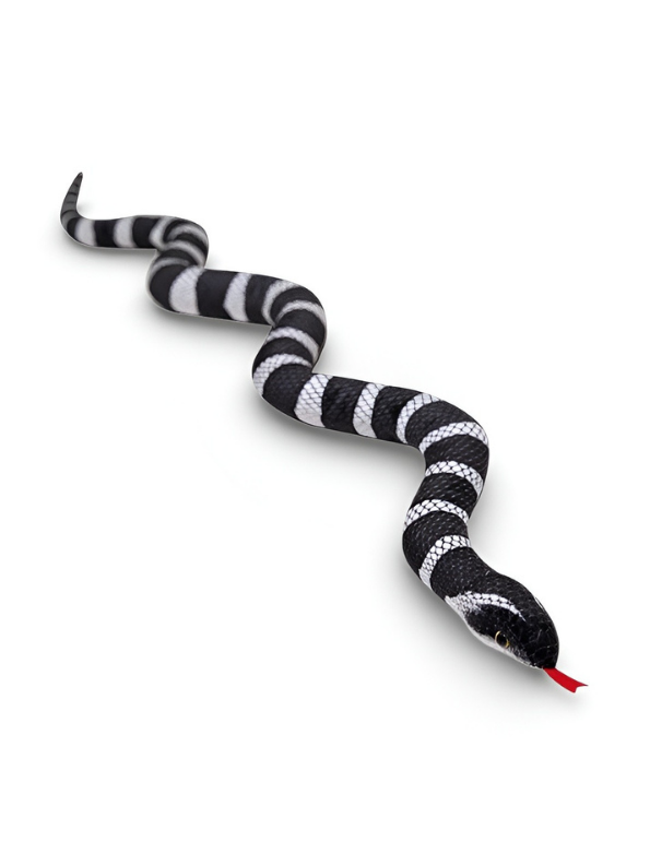 Realistic 100 cm Snake Plush Toy – Large Soft Stuffed Animal Black ST14993.
