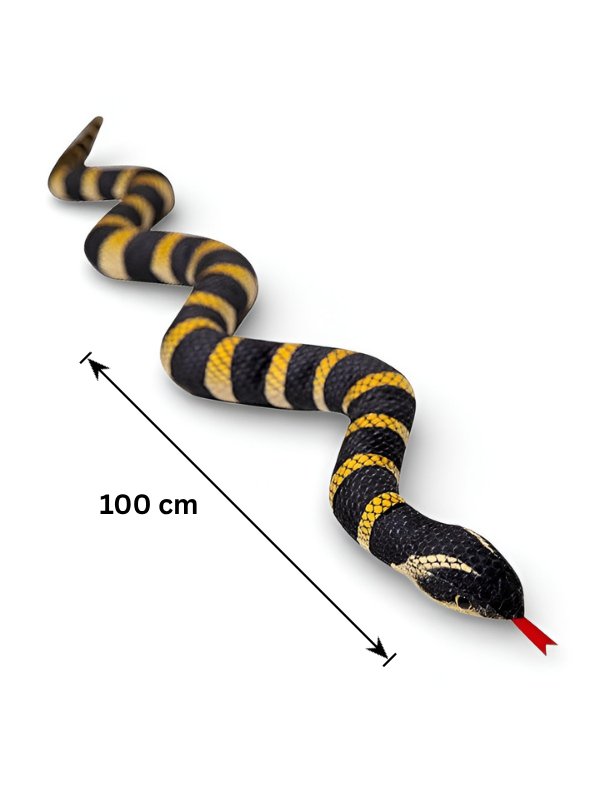 Realistic 100 cm Snake Plush Toy – Large Soft Stuffed Animal ST14993.