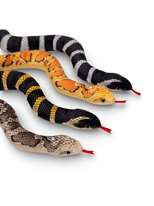 Realistic 100 cm Snake Plush Toy – Large Soft Stuffed Animal Black ST14993.