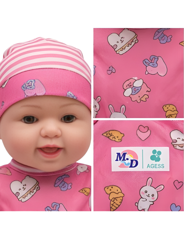 Realistic Baby Doll – Interactive Toy Pink TV3043.