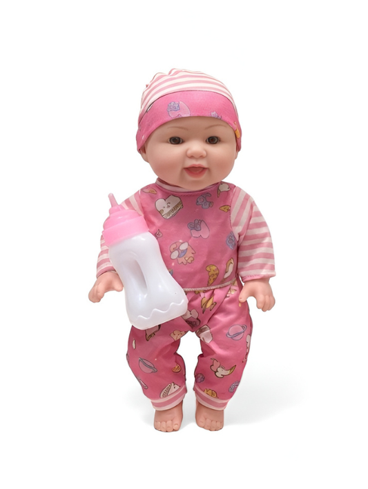 Realistic Baby Doll – Interactive Toy Pink TV3043.