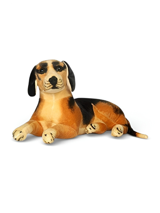 Realistic Beagle Plush Stuffed Animal - 32cm Soft Hound Dog Toy ST2127.