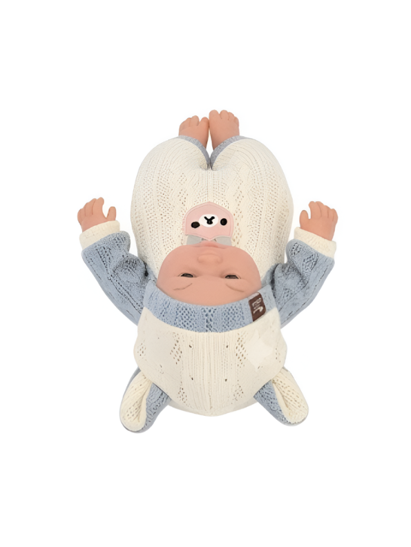 Realistic Reborn Baby Doll with Knit Bear Outfit & Hat LMI13287.