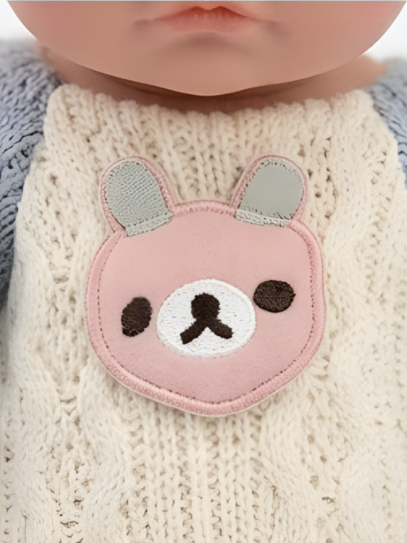Realistic Reborn Sleeping Baby Doll with Cat Ear Outfit LMI16698.