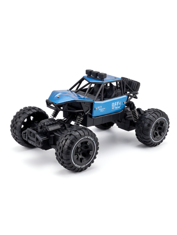Rechargeable 4WD RC Rock Crawler – Off-Road Remote Control Alloy Power Climbing Car Toy