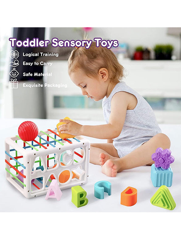 Rectangle Cube & Shape Sorter Kids Toy (NX.L-6)