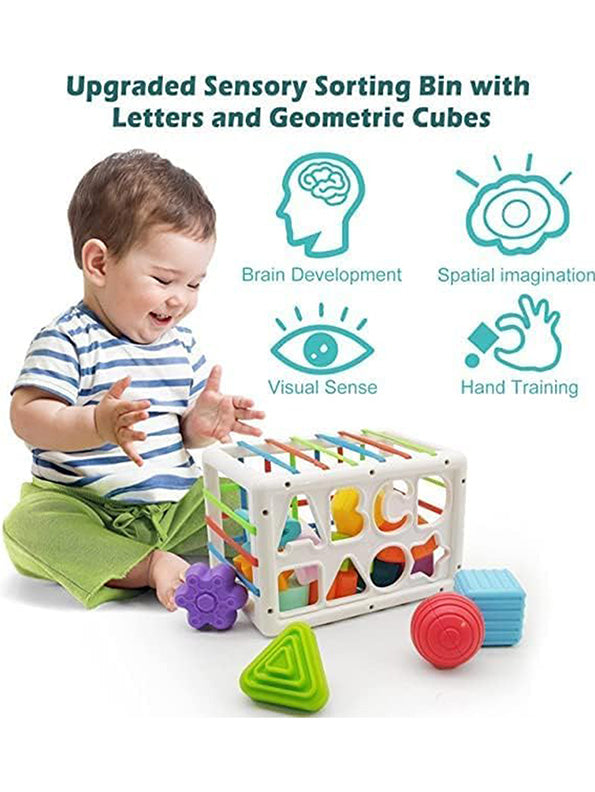 Rectangle Cube & Shape Sorter Kids Toy (NX.L-6)