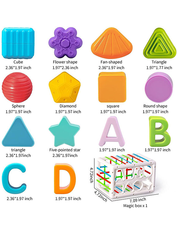 Rectangle Cube & Shape Sorter Kids Toy (NX.L-6)