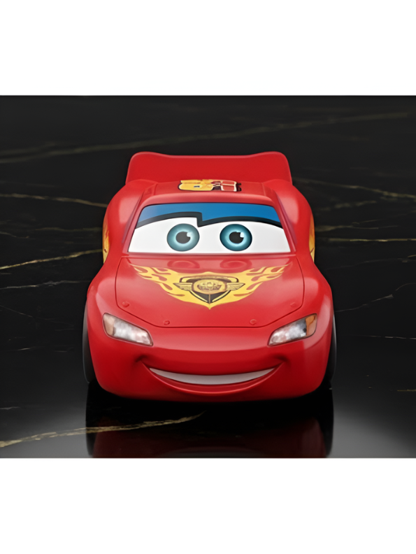 Red Lightning Racing Car Toy 15cm Scale– High-Speed Friction-Powered Sports Car MD577.
