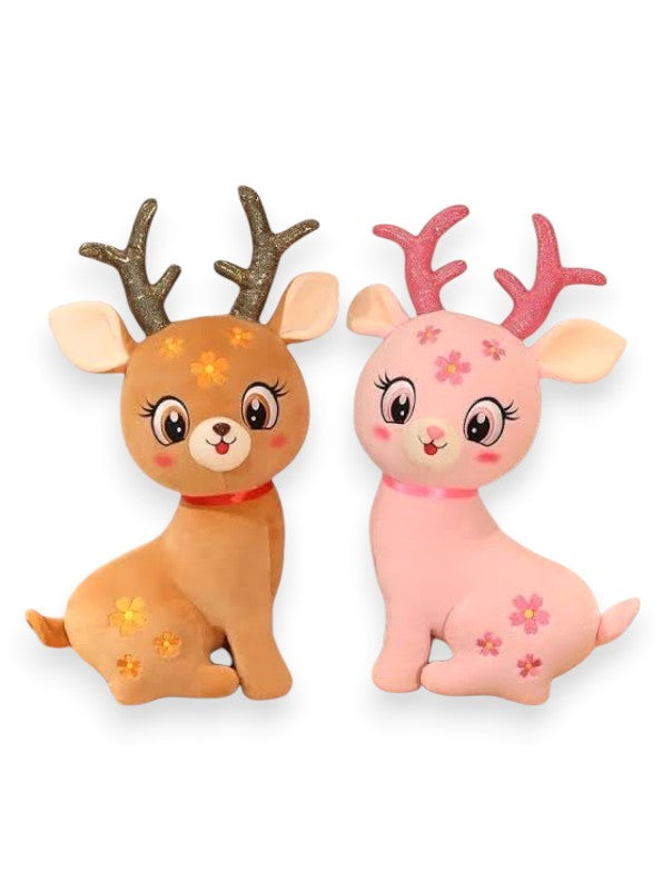 Reindeer Plush Toy 8 Inch – Soft Christmas Stuffed Animal for Kids LMI11113.