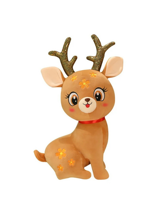 Reindeer Plush Toy 8 Inch – Soft Christmas Stuffed Animal for Kids LMI11113.