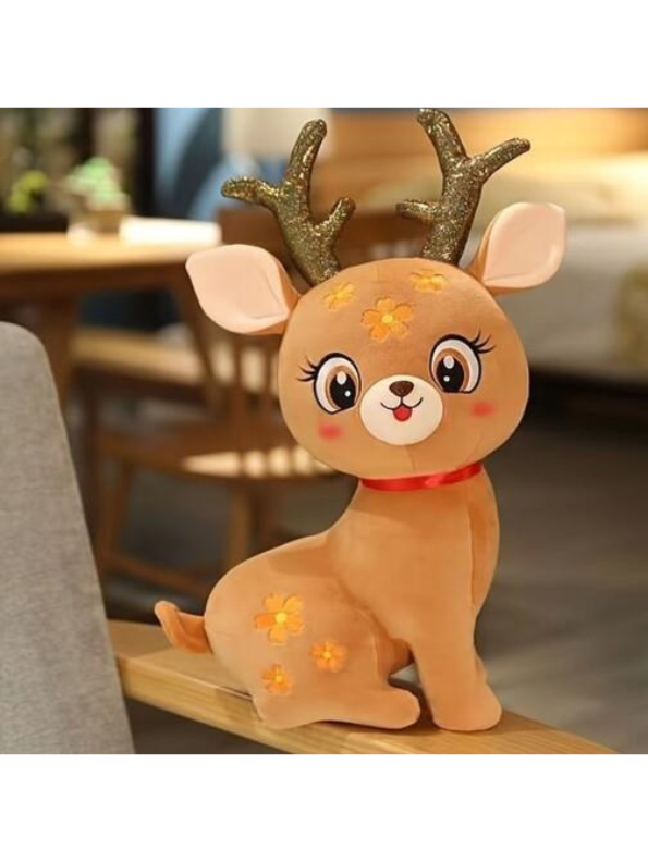 Reindeer Plush Toy 8 Inch – Soft Christmas Stuffed Animal for Kids LMI11113.