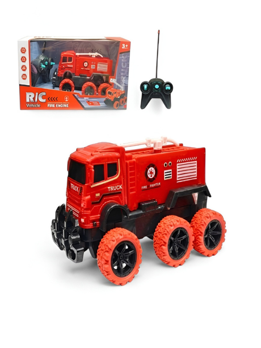 Remote Control 6-Wheel Fire Truck Toy with Ladder TV4529.