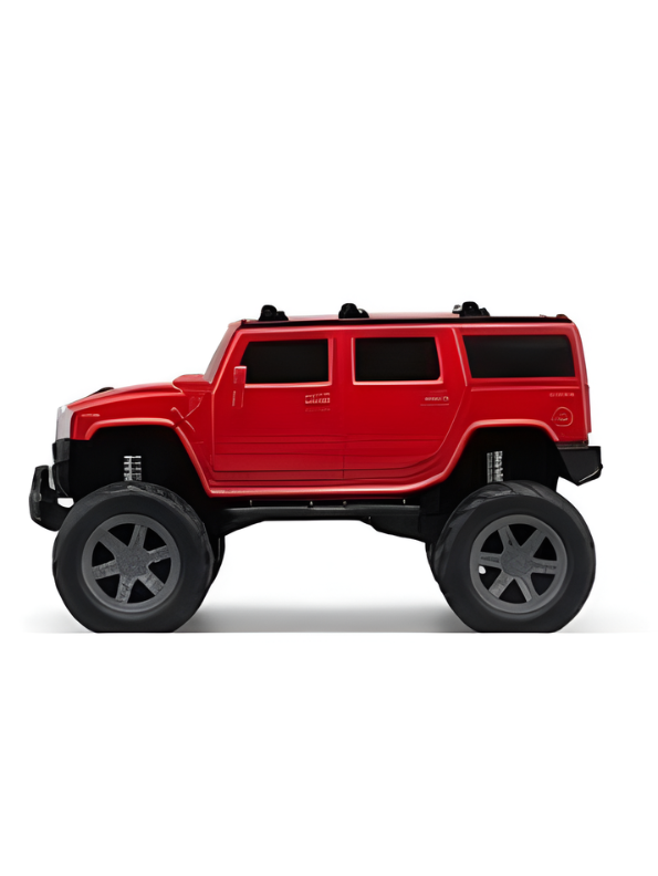 Remote Control Big Wheel Racer Rock Crawler – 1:16 Scale Red RC Monster Truck Toy SUV with Remote TV5463