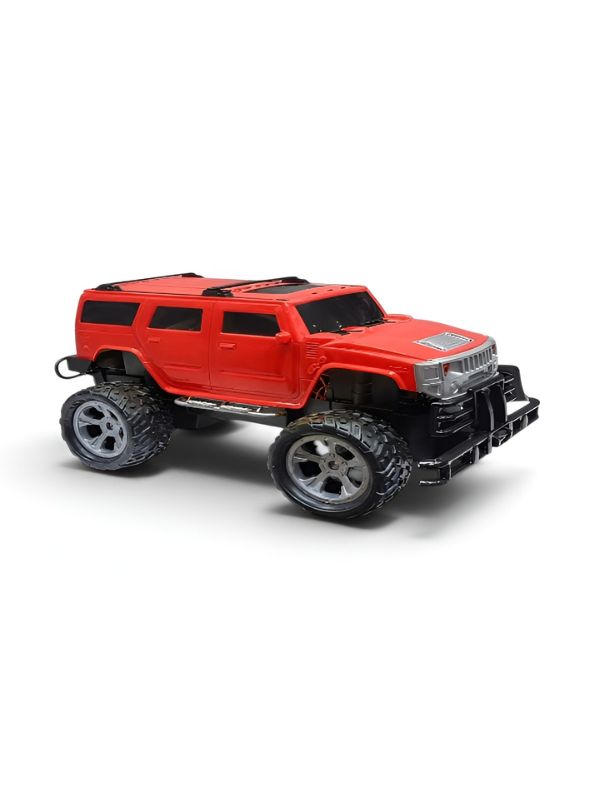 Remote Control Big Wheel Racer Rock Crawler – 1:16 Scale Red RC Monster Truck Toy SUV with Remote TV5463