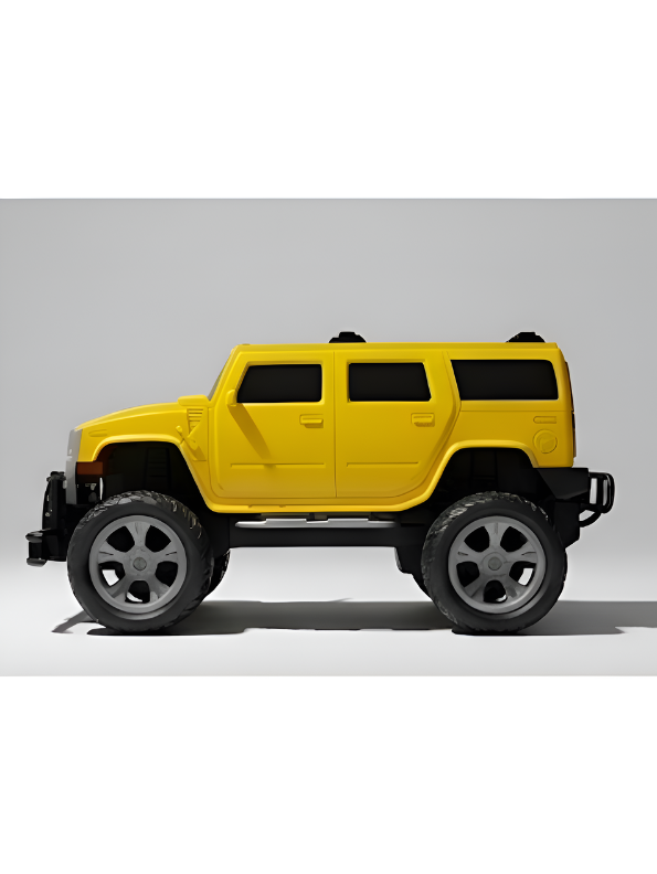 Remote Control Big Wheel Racer Rock Crawler – 1:16 Scale Yellow RC Monster Truck Toy SUV with Remote TV5463