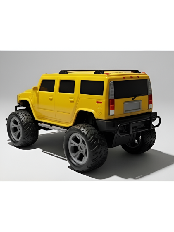 Remote Control Big Wheel Racer Rock Crawler – 1:16 Scale Yellow RC Monster Truck Toy SUV with Remote TV5463