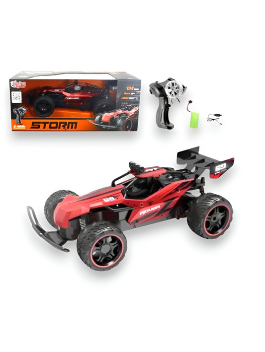 Remote Control Buggy Stunt Car - High-Speed 4WD Off-Road Vehicle with 2.4Ghz Remote Control & Rechargeable Battery for Kids LMI15481.