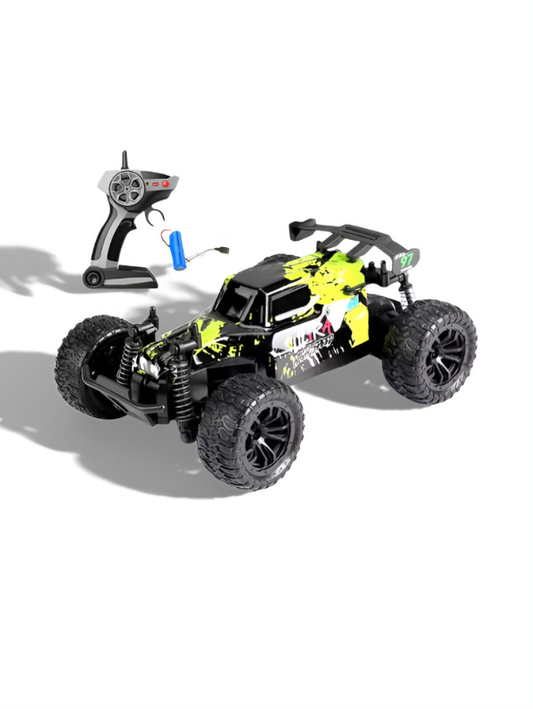 Remote Control Drift Buggy Car – Rechargeable High-Speed RC Racing Vehicle for Kids Yellow  LMI15868