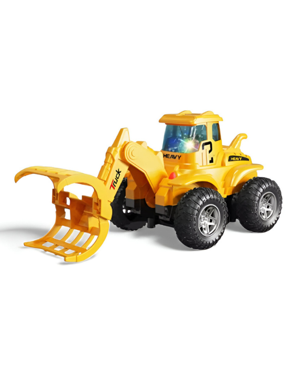 Remote Control Excavator Toy – Yellow RC Construction Loader Truck for Kids LMI15828.