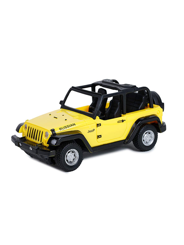 Remote Control Russian Jeep Car - Yellow (L-14)