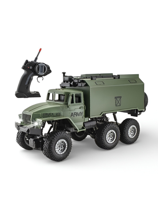 Remote Control Military Truck - Off Road Army Cargo Vehicle NX16606.