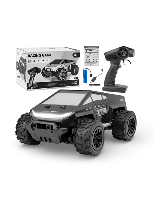 Remote Control Monster Truck Off-Road Car with LED Lights, 50M Range & Smooth Throttle MD3283.