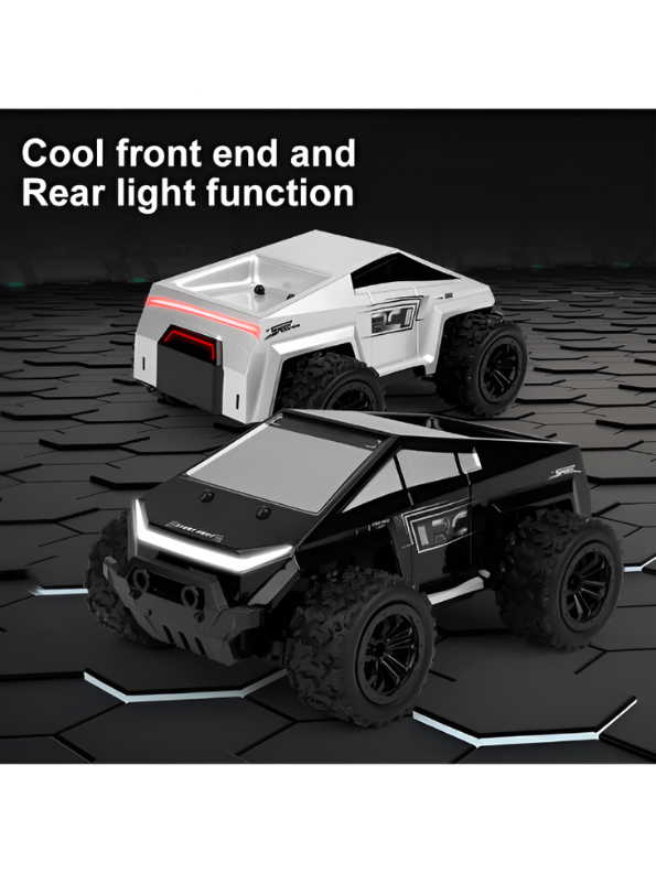 Remote Control Monster Truck Off-Road Car with LED Lights, 50M Range & Smooth Throttle MD3283.