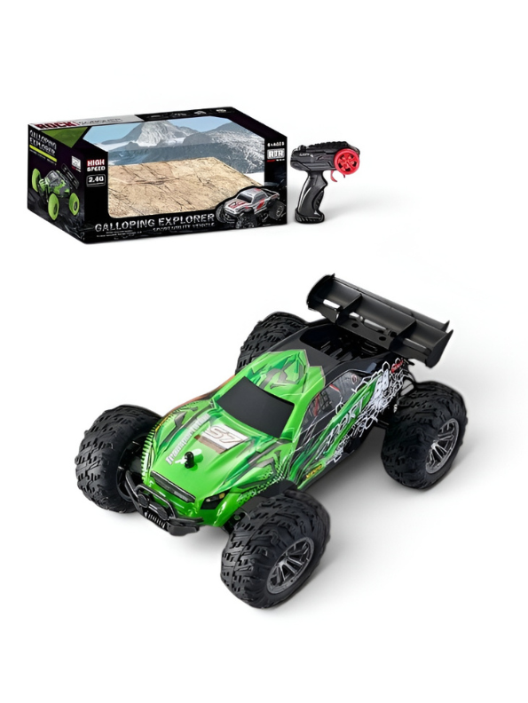 Remote Control Buggy Kit Remote Control Off-Road Monster Truck Buggy Green LMI15516. – Toyloft