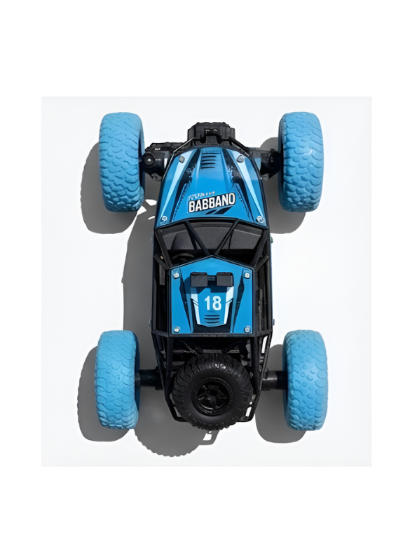 Remote Control Off-Road Monster Truck Toy All-Terrain Tires (Blue)
