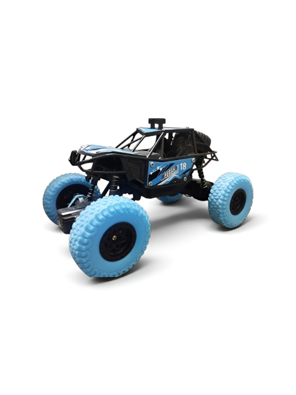 Remote Control Off-Road Monster Truck Toy All-Terrain Tires (Blue)