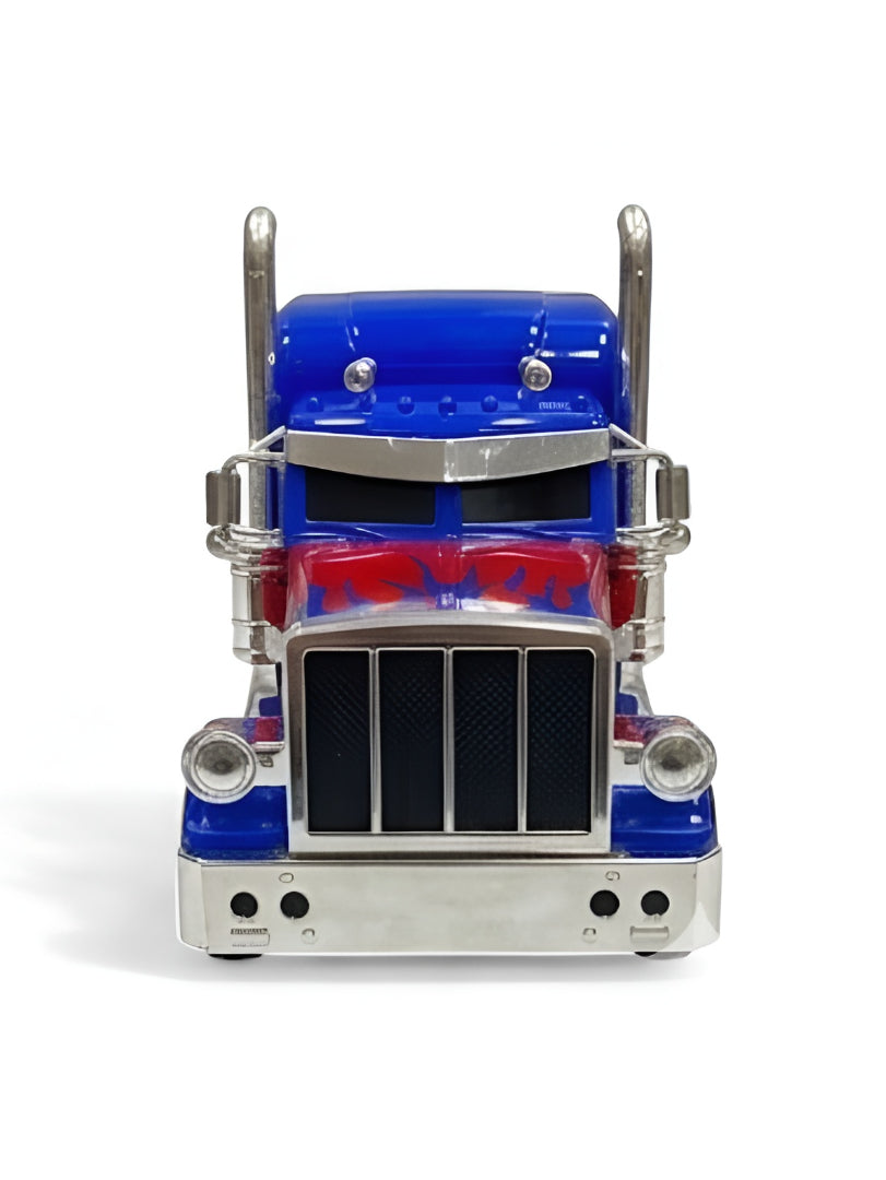 Remote Control Optimus Prime Style Truck Blue & Red Flame Semi-Truck Toy TV5933.