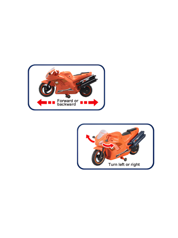 Remote Control RC Sports Bike – High Speed Racing Motorcycle with Mist Smoke Spray, LED Lights & 360° Stunt Rotation TV2272.