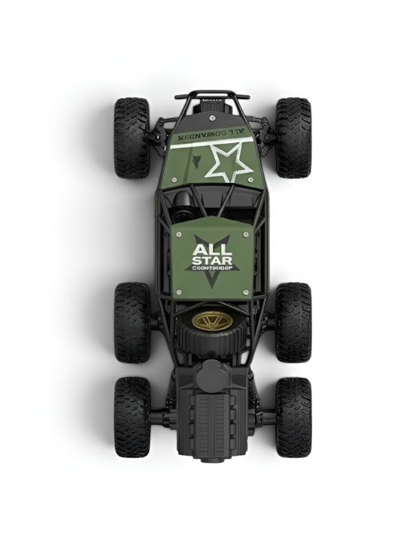 Remote Control Rock Crawler Monster Truck Green LMI12708.