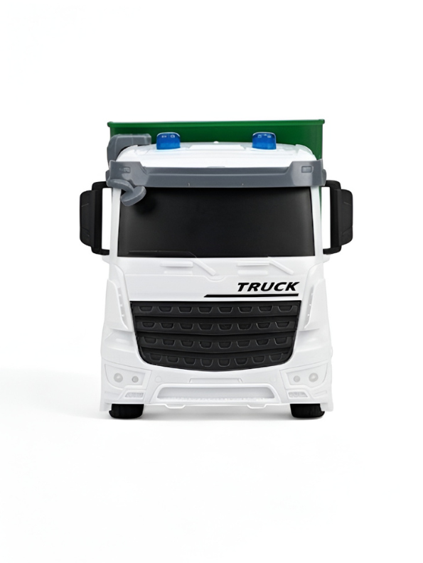 Remote Control Sanitation Construction Truck Toy – 4CH RC Dump Truck with Lights, 2000T Heavy Model Vehicle TV5062.